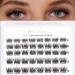 Cluster Lashes Individual Eyelashes C Curl Lash Clusters Soft and Reusable Eyelashes Individual DIY Lash Extensions 8mm 10mm 12mm 14mm by Obeyalash (Mix 8-14mix C Curl Natural-Violet) 5-WL-011