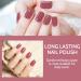TBeautfave Red Nail Varnish Peeling off Nude Nail Polish Quick Dry Long Lasting Nail Polish Non-Toxic Water Based Pink Nail Polish No Need Cure Nail Varnish at Home Manicure Red bean paste - Buy Online on SooperMarket.com