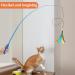 Toozey Cat Toys 16 PCS Set | Interactive Fishing Rod Feather & Bug Replacements with Bells | Bonus Storage Bag | International Shipping Available - Buy Online on SooperMarket.com