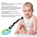 High Temperature Resistant Kids Sensory Chew Necklace | Safe Silicone for Daily Use (Light Blue) - Buy Online on SooperMarket.com