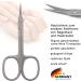 Three Swords Skin Rapid Tower Tip Scissors - Precision Skin Residue Removal | Rustproof German Quality | Black Synthetic Leather Case Included - Buy Online on SooperMarket.com