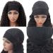 16 Inch Deep Wave Headband Wig | Brazilian Virgin Human Hair | Glueless Curly Wave | 150% Density | Natural Color | Wear and Go Machine Made Wig for Black Women - Buy Online on SooperMarket.com