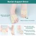 DYKOOK Bunion Corrector & Big Toe Straightener with Heel Strap for Pain Relief - 1 Pair Split Toe Separator for Hallux Valgus Corrector - Non-slip Bunion Protector - Beige (Small) - Buy Online on SooperMarket.com