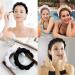 Spa Headband for Women- Bubble Skincare Headband with Wristbands- Terry Cloth, Soft Puffy Design- Black & Light Brown- Ideal for Face Washing and Makeup- Gift Idea - Buy Online on SooperMarket.com