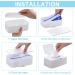 Funmo 2PCS Wet Wipes Dispenser Box - Keep Wipes Fresh at Home, Office, Car - White - Buy Online on SooperMarket.com