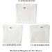 Marquis Mills 12x12 White Cotton Washcloths - Reusable Thin Cloth Rags - 60 Pack 1LB Dozen for Bath, Exfoliating, Kitchen, Garage - Buy Online on SooperMarket.com