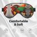 World Map Made of Spices Print Double-Sided Eye Mask Soft and Light Blocking for Enhancing Sleep Quality - Buy Online on SooperMarket.com