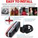 Blitzu Cyborg 168T USB Rechargeable Bike Tail Light - Bright Rear Cycling Safety Flashlight for Road and Mountain Bikes. Perfect for Helmets. Front Headlight and Back Set for Kids, Men, and Women - Buy Online on SooperMarket.com
