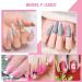 Sularpek 5 Pcs Double Ended Nail Art Brushes Set | Liner Brushes, Dotting Tools & Painted Pen for DIY Nail Designs - Buy Online on SooperMarket.com