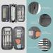 Vnieetsr Large Pencil Case Big Capacity Pencil Bag Large Storage Pouch 3 Compartments Desk Organizer Marker Pen Case Simple Stationery Bag Pencil Holder (Gray) - Buy Online on SooperMarket.com