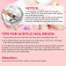 Saviland 7PCS Kolinsky Acrylic Nail Brush Set - Rose Gold Brushes for Acrylic Powder & Nail Extension Kit - Ideal for Nail Art School and Practice - Buy Online on SooperMarket.com