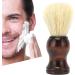 Premium Wooden Handle Shaving Brush for Men | Perfect for Home & Salon Use | Beard Razor Brush for Smooth Shaves - Buy Online on SooperMarket.com