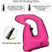 OMOUBOI Snorkel Vest for Adults - Inflatable Swim Safety Jacket for Diving, Snorkeling & Swimming (100-220 lbs) - Rose-red - Buy Online on SooperMarket.com