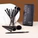 Jessup 14Pcs Black Kabuki Makeup Brushes Set for Foundation, Eyeshadow, Contour, and Concealer - T336 B-T336 - Buy Online on SooperMarket.com