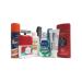 Handy Solutions 10 Piece Resealable Clear Men's Travel Kit with Shave Cream Clear Bag