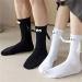 Couple Holding Hands Funny Magnetic 3D Doll Couple Socks - Unisex Mid-Tube Socks (White) - Buy Online on SooperMarket.com
