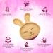 Nohla Baby Weaning Suction Plate - Billie the Bunny - Cherry - 100% Bamboo & FDA Silicone - Spill-Proof Base - BPA-Free - Ideal for 6 Months - Buy Online on SooperMarket.com