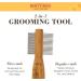 Burt's Bees for Puppies Double Sided Comb | 2-in-1 Grooming Tool for Puppies & Small Dogs | Dog Comb Removes Fleas & Flea Eggs Comfortably and Safely for All Dogs Gold 1 - Pack Double Sided Comb - Buy Online on SooperMarket.com