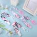 4-Piece Pacifier Band Set - Silicone Nucky Chain Clip for Baby Boys & Girls - Perfect Newborn Gift - Buy Online on SooperMarket.com