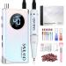 SAVILAND Nail Drill for Acrylic Nails Professional: 40000RPM Nail Drill 6000mAhm High Capacity Rechargeable Electric Nail File 13 Drill Bits for Nails Manicure Pedicure E File Sky Realm Aurora