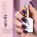 AILLSA Glitter Gel Nail Polish - Reflective Purple 15 ML - Sparkly Gel Soak Off UV/LED - Manicure Salon & Home Use - Gift for Her - Buy Online on SooperMarket.com