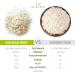 Buy Konjac Rice - Zero Carb Low-Calorie Shirataki Rice (210g) | Gluten-Free Vegan & Keto-Friendly - Fiber Kingdom - Buy Online on SooperMarket.com