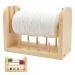 HAND U JOURNEY Wooden Spools Holder with 3 Thread Spool/Multifunctional Beech Thread Rack Organizer for Macrame Weaving Cord/String  Sewing Threads or Wool Yarn Middle
