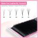 Self-Fan Eyelash Extensions | C D Curl 2D-20D Volume Lashes | 0.07mm Thickness | 10mm Length | International Shipping - Buy Online on SooperMarket.com