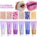 Prreal Body Glitter Gel 50ml - Long-Lasting Mermaid Sequins Chunky Glitter for Festivals & Parties - Makeup Essential #Gold - Buy Online on SooperMarket.com