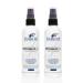Detangler plus Styling Hair Spray 8 oz (2-Pack Gift Set) - Heat Protectant and Blowout Spray - Leave in Conditioner for Sensitive Skin - Fragrance Free Hypoallergenic Unscented 8 Fl Oz (Pack of 2)