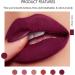 Long Lasting Matte Lipstick Set - Waterproof Velvet Lip Gloss for Women - Professional Cosmetics Makeup Gift - Buy Online on SooperMarket.com