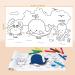 Kids Coloring Paper Roll - Toddler Drawing Paper Roll for Clean Sticky Wall Painting - 120 * 11.8 Inch Animal Design Stickers Set - Buy Online on SooperMarket.com