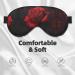 Red Rose Soft Sleep Eye Mask - Breathable Travel Eye Patch for Women | Perfect for Relaxation - Buy Online on SooperMarket.com