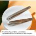 Rubis Universal Eyebrow Tweezers - Straight Tip Precision Tweezers for Perfect Eyebrows | Shop Elegance Internationally - Buy Online on SooperMarket.com