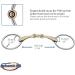 Buy Sprenger Dynamic RS Loose Ring Snaffle 16mm Double Jointed - Sensogan 145mm | International Shipping Available - Buy Online on SooperMarket.com