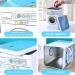 Iron Detergent Container Large Capacity Perspective Window Washing Machine Shape Multifunctional Storage Box for Tapes Stationery Socks - Buy Online on SooperMarket.com