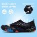 Kids Water Shoes | Lightweight Comfort Sole | Slip-on Aqua Shoes | 5 Toe Socks | Black - Buy Online on SooperMarket.com