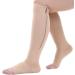 Calves Compression Stockings for Men & Women | Fipelo Compression Socks for Varicose Veins Relief | Breathable Elastic Foot Sleeves (XXL Skin Color) - Buy Online on SooperMarket.com