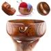Handmade Rosewood Yarn Bowl Holder - X-Large Size for Knitting & Crochet - Perfect Gift for Mother's Day & Christmas - Buy Online on SooperMarket.com