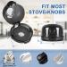 GRENFU Stove Knob Covers - 5 + 1 Pack | Child Safety Gas & Oven Knob Covers - Buy Online on SooperMarket.com