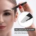 5 in 1 Stainless Steel Tweezers Set for Precision Hair Removal - Includes Eyebrow Scissors - Black Tweezers for Ingrown Hair, Splinters - Buy Online on SooperMarket.com