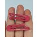 6 PCS Pink Metal Snap Hair Clips 5CM - Hair Grip Pins Set - Buy Online on SooperMarket.com