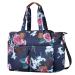 Lekebaby Baby Changing Bag Large Nappy Bags for Mom and Dad Nappy Changing Bag Stylish Travel Tote with Nappy Changing Mat Rose Pattern Flower Pattern