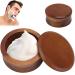 Premium Wooden Shaving Soap Bowl - 4.5x2.2 Inch with Lid | Ideal for Easy Lather & Wet Shaving | Perfect Gift for Men - Buy Online on SooperMarket.com