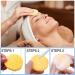 10 Pcs Spa Facial Headband, 50 Pcs Compressed Facial Sponges, 10 Pcs Fan Brushes Set | White Towel Head Wrap | Face Wash, Mask Removal - Facial Makeup Accessories - Buy Online on SooperMarket.com