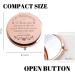 Granddaughter Gifts from Grandma and Grandpa - Rose Gold Makeup Compact Mirror for Granddaughter | Birthday Gift for Granddaughter - Buy Online on SooperMarket.com