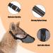 Breathable Mesh Dog Muzzle Anti Barking & Biting Chewing Dog Mouth Guard with Reflective Strap Adjustable Soft Basket Muzzle for Small Medium Large Dog (L) - Buy Online on SooperMarket.com