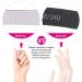Uraqt 15-Piece Nail Files Set - Double-Sided Disposable Gel Nail Files 180/240 Grit in Purple & Black - Perfect Nail Care Tools & Accessories - Buy Online on SooperMarket.com