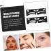 MAGICLULU 8 Pcs Eyebrow Ruler Makeupset Reusable Eyebrow Stencil Mini Eyebrow Shaper Template Balance - Buy Online on SooperMarket.com