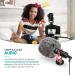 Movo VXR10 Universal Video Microphone with Lightning Dongle Adapter - Shock Mount, Deadcat Windscreen, Case - iPhone 14, 13, 12, 11, XS, XR, X, Pro Max & More - Buy Online on SooperMarket.com